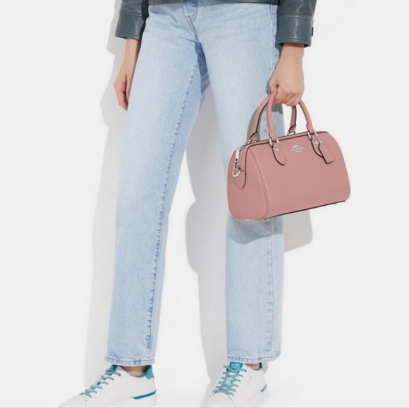 New! 🩷Rowan Satchel in Silver/Light Pink 🩷 *Ready to Ship* (Only 1 left) - Picture 6 of 7